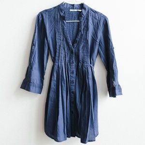 Kimchi Blue Button Down Tie Waist Shirt - S